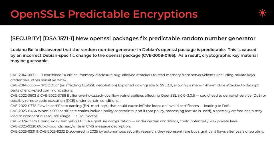 Openssl Vulnerability