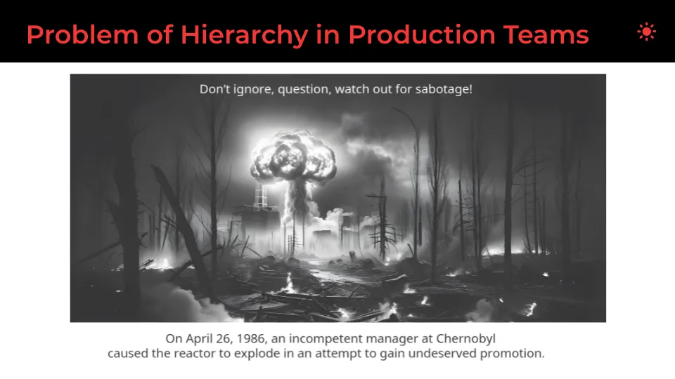 Problem Of Hierarchy In Production Teams