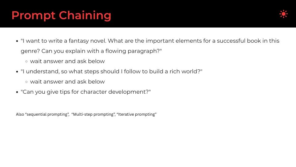 Prompt Chaining
